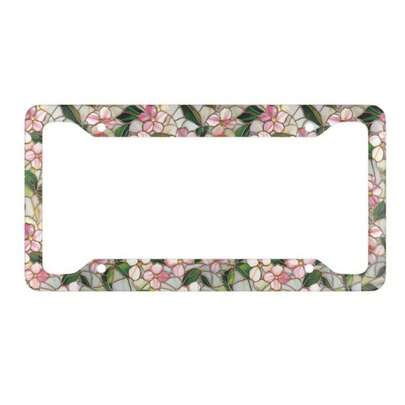 1Pc Shiny Aluminum License Plate Frame 12.2x6.3inch,Universal License Plate Frame / With Installation Accessories,Stylish Car Decor Cover License Plate, Car Accessories, Motorcycle Accessories,Fall Decor,Car Accessories>Essentials,Car Picks