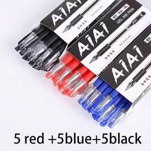 15pcs European Standard Neutral Carbon Office Pens 0.5mm Bullet Tip Red Blue Black Student Stationery Back To School - Pen - View 13