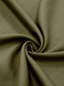 Jisfaneya Solid Color Collar Linen Blend Green Jacket, Casual Multipurpose Lightweight Spring/Summer Outerwear - Green - View 6
