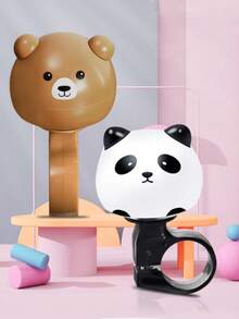 1pc Cartoon Panda Bicycle Bell, Universal For Mountain Bike/Scooter/Balance Bike/Decoration - Multicolor - View 2