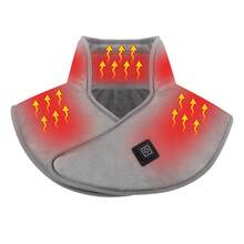 Heated Scarf,3-Speed Temperature Adjustable Electric Heating Shoulder And Neck Care Pad, Cervical Massage Shawl, USB Plug-In Hot Compress, Vibration Relaxation And Warmth Protection, Gift For Family - View 1