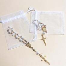15/60/150pcs Mini Rosary Beads, 11.99cm Long, Suitable For First Communion, Baptism, Confirmation, Birthday And Other Occasions - Holiday Gift, Wedding Gift | Simple Rosary | Rosary Beads - A - View 4