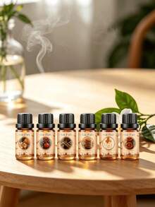 Set de Aceites Esenciales de Aromaterapia, Difusor de Fragancia DIY para el Hogar, Aceite de Fragancia de Aroma Fresco, Caja de Regalo - A - Ver 2