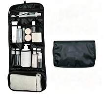 Hanging Travel Toiletry Bag, Large Capacity Foldable Makeup Organizer, Portable Wash Bag For Business Trips, Bathroom Storage Hanging Bag With Multiple Compartments And Layers For Cosmetics - Multicolor - View 3