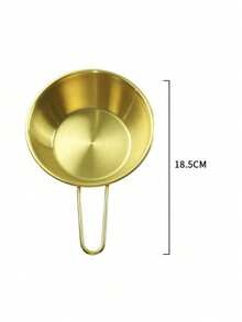 Golden Stainless Steel Frying Pan, Non‑Stick Skillet With Long Wire Hollow Handle,Easy To Clean, Multi‑Purpose Egg & Steak Frying Pan, Kitchen Cookware,Urable Kitchen Cooking Pan For Gas & Electric Stove - View 12