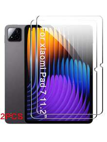 2pcs Screen Protector Film For Redmi Pad 2/ Pad 2 Pro/Pad 2 Pro 5G/ Pad 2 9.7, Pad Mini /POCO Pad X1/ M1 / Pad 7/7 Pro/ Pad 8/8Pro Tablet, 9H Hardness Anti-Scratch Tempered Glass Film, Compatible With Phone Case, Anti-Scratch High Definition Transparent Bubble-Free Protective Film, Tablet Screen Protector Film - Clear - View 5