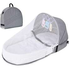 1PC Portable Baby Bed Multifunctional Travel Mosquito-Proof Isolation Bed Foldable Bed Detachable Bed-In-Bed Backpack - Multicolor - View 12