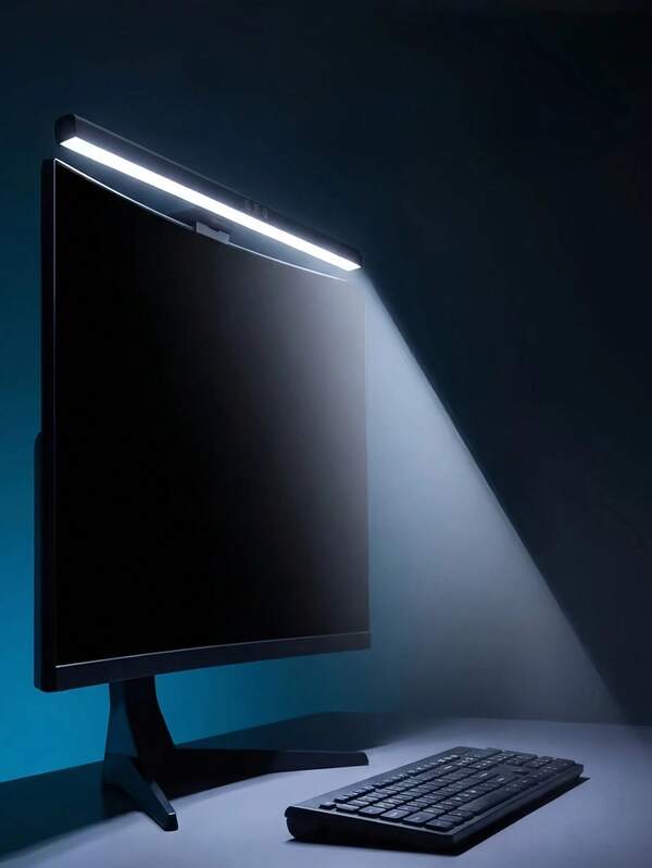 GYJAETM 1 pieza Barra de luz LED para monitor, luz de pantalla LED de 3 colores, lámpara de escritorio alimentada por USB para computadora, lectura y oficina/estudio, luz USB