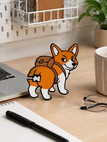 2pcs Corgi Butt Shaped Bread Clips And Snack Clips, 2D Flat Corgi Shaped Plastic Bag Clips, Lightweight Kitchen Storage Accessories, Suitable For Bread, Snacks, Pantry Decor, Pet Lover Gift, Corgi Themed Home Decor - View 6