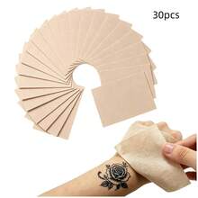 10Pcs Tattoo Cover Up Patch Ultra Thin Cuttable Sweat-Resistant Invisible Covering Tattoos Birthmarks Black Spots Easy To Use - Brown - View 7