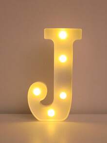 قطعة واحدة من أضواء حروف ماركي LED بحجم 21 سم لديكور المنزل، أضواء حروف ليلية LED لحفلات الزفاف وأعياد الميلاد، مصباح إشارات حروف مضيئة لديكور الفصول الدراسية والسكن الجامعي - أبيض - مشاهدة 41