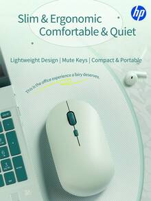 HP M241 Wireless Mouse, Mouse Nirkabel USB 2.4G Senyap, Ringkas dan Portabel untuk PC Laptop Desktop, Kompatibel dengan Sistem Windows dan Mac, Hadiah Menarik untuk Kantor Rumah - View 3