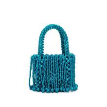 Dancing Engine Women's Luxury Designer Clutch Bag, Handmade Pearl Decor, Evening Bag, Party Wedding Evening Bag - Multicolor - View 15