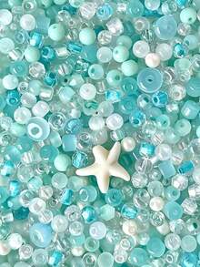 Mixed DIY Loose Beads, Suitable For Vacation Beach Daily Bracelet Making, Phone Chain Making, Earrings, Curtains, Bag Decoration - Multicolor - View 14