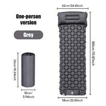 1pc Portable Outdoor Inflatable Mattress PVC Material Single Person Press-To-Inflate Sleeping Pad Suitable For Camping Travel Outdoor Indoor Foldable Inflatable Mattress Sleeping Pad - Single Sleeping Mat - View 13