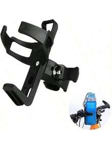 1pc Adjustable Quick Release Bicycle Water Bottle Holder, Mountain Bike Cup Holder - Multicolor - View 2