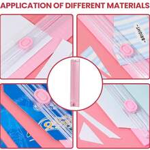 Multifunctional A3 Bidirectional Paper Cutter, Portable Manual Paper Cutter With Ruler, Perfect For Office, School And Study Use - B - View 9
