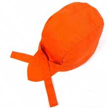 1pc Adjustable Tie Chef Hat - Breathable Cooking Kitchen Cap, Unisex, Suitable For Cooking Head Cover, Chef Hat, Used For Headscarf Coverage, Ribbon Kitchen Catering Headscarf Hat, Multi-Functional - Multi-color 1 - View 11