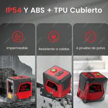 Nivel Láser Autonivelante De 2 Líneas FAGHTO ®   1mm Precisión Ip54 Con Soporte Magnético L Giratorio De 360 ° - Rojo - Ver 7