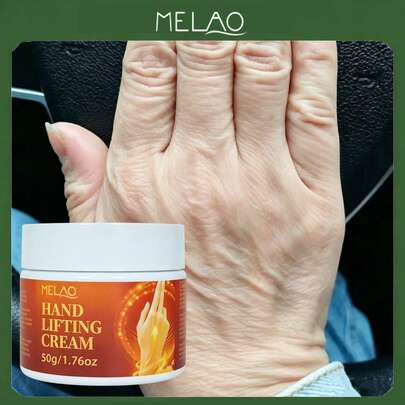 كريم رفع اليدين MELAO 50 جم/1.76 أونصة، مرطب يدين مضاد للشيخوخة وشد الجلد، يحسن تجاعيد اليدين والترهل، يقلل التجاعيد، يفتح بشرة اليدين الجافة والخشنة