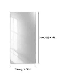 1 Roll PET Flexible Mirror Film, Self-Adhesive Mirror Wall Sticker, Shatterproof Washable Reflective Film, Suitable For Glass, Tiles, Cabinet Doors And Smooth Surfaces, DIY Home Improvement And Interior Decoration - Roll - View 14