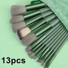 13/15pcs Makeup Brush Set Soft And Fluffy Eye Shadow Brush Concealer Brush Blush Makeup Brush Beauty Tool Makeup Brush - White - View 10