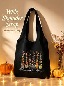Women's Broom Pattern Handbag, Y2K Style Shoulder Bag, Suitable For Daily Use, Outdoor Exploration Or Shopping And Other Occasions - Multicolor - View 3