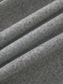 Jaket Wol Kasual Lengan Panjang Kerah Warna Polos Musim Semi/Gugur untuk Anak Laki-Laki, Gaya Inggris, Pakaian Luar Sehari-hari untuk Anak-Anak - Grey - View 8