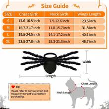 HaoX Pet Spider Cosplay Costume Set, Halloween Funny Dress-Up Outfit, Holiday Gift Party Decoration Clothes, Cat & Dog Transformation Costume(Cat Halloween,Dog Stuff,Dog Costumes Halloween)Puppy Keep On She In Black Cat Costume Puppy Dog Cat Clothes - Multicolor - View 9
