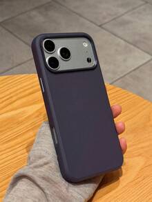 CteGlodrix Luxury Tech-Inspired Woven Texture Tactile Shockproof Phone Case, Compatible With IPhone 17 Pro Max/16 Pro/15/14/13/12/11, Minimalist Solid Color Matte Anti-Scratch Soft Shell - Black - View 4