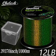 Chelesh 1000m/1093yds Nylon Fishing Line, 3D Color-Changing Invisible Spotted Line, Strong And Durable, Invisible In Water, Suitable For Lure Fishing, Fly Fishing, Saltwater And Freshwater, Fishing Accessories - Multicolor - View 9