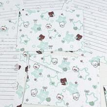 Star Kitten Pattern Stationery Set, Envelopes & Lined Writing Paper, Creative Hand‑Written Message Letter Papers For Greeting Daily Use - A - View 1