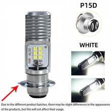 Hayward H4 H6 BA20D T19 P15D High/Low Beam LED Motorcycle Headlight Bulb, 3570 6000K White Light, Suitable For Scooter, Motorcycle, Bicycle - 1pcs - View 13