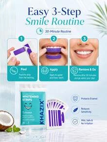 7PCS Tooth Decor Sticker Set, Gentle And Non-Irritating, Party Decoration, Holiday Dress-Up, Suitable For Multiple Holidays - Multicolor - View 3
