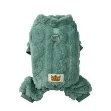 1pc Pet Plush Four-Legged Jumpsuit Dogs Autumn/Winter Warm Outfit Outdoor Windproof Pets Fleece Clothes Suitable For Small Cats Dogs Chihuahua Yorkshire Terrier - Multicolor - View 22