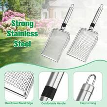 2 buah Saringan Tanah Kebun, Saringan Pasir dan Kompos Stainless Steel dengan Pegangan, Cocok untuk Menyaring Kerikil, untuk Halaman, Taman, dan Kebun - Saringan tanah kebun - View 7
