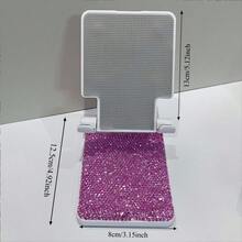 Desktop Rhinestone Phone Stand, Cross-Border Rhinestone Phone Holder, Portable Foldable Telescopic Stand, Universal Slouchy Home Use. - Luxurious - View 9