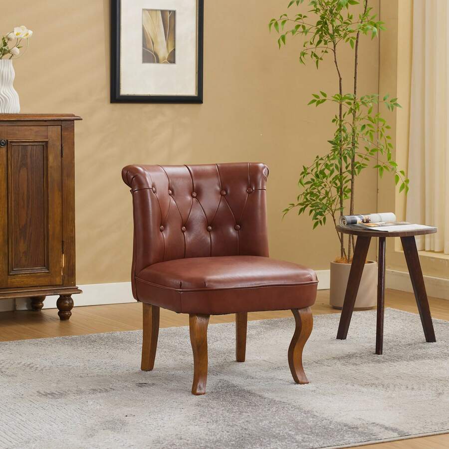 Furniture Brown 56 X 60 X 72 Cm - 棕色 - 查看 1