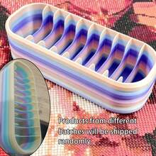 10-Compartment Diamond Painting Bead Storage Box, Color-Coded Classification, Handmade Storage Container, Suitable For Enthusiasts, Diamond Painting Supplies And Bead Storage - A - View 10