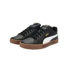 Puma Smash Vulc V3 Synthetic Leather Casual Classic Simple Retro Breathable Low-Top Skate Shoes Black Sneaker Men 380752-23 - 彩色 - 查看 3