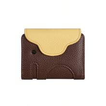 Lychee Texture Japanese Style Multi-Slot Card Holder Business Card Wallet Short Women's Lightweight Accordion Card Case - Multicolor - View 10