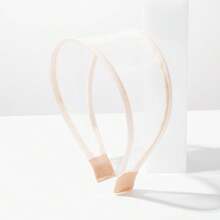 Korean Style Fashion Minimalist Solid Color Mesh Wide Headband, Elegant And Versatile Daily Hair Accessory - One Size Fits All - View 13