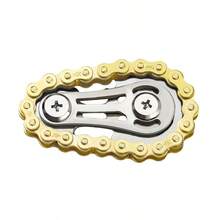 Rantai Sepeda - Mainan Meja Gigi Baja Paduan Seng CNC Senyap, Cocok Untuk Dewasa | Alat Pengaturan Diri dan Fokus Dekoratif Steampunk (Penggunaan Kantor) (Koleksi Seni Mekanik) - Giroskop rantai - View 11