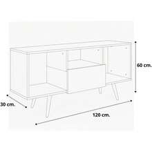 Television Stands & Entertainment Centers - Brown - View 3