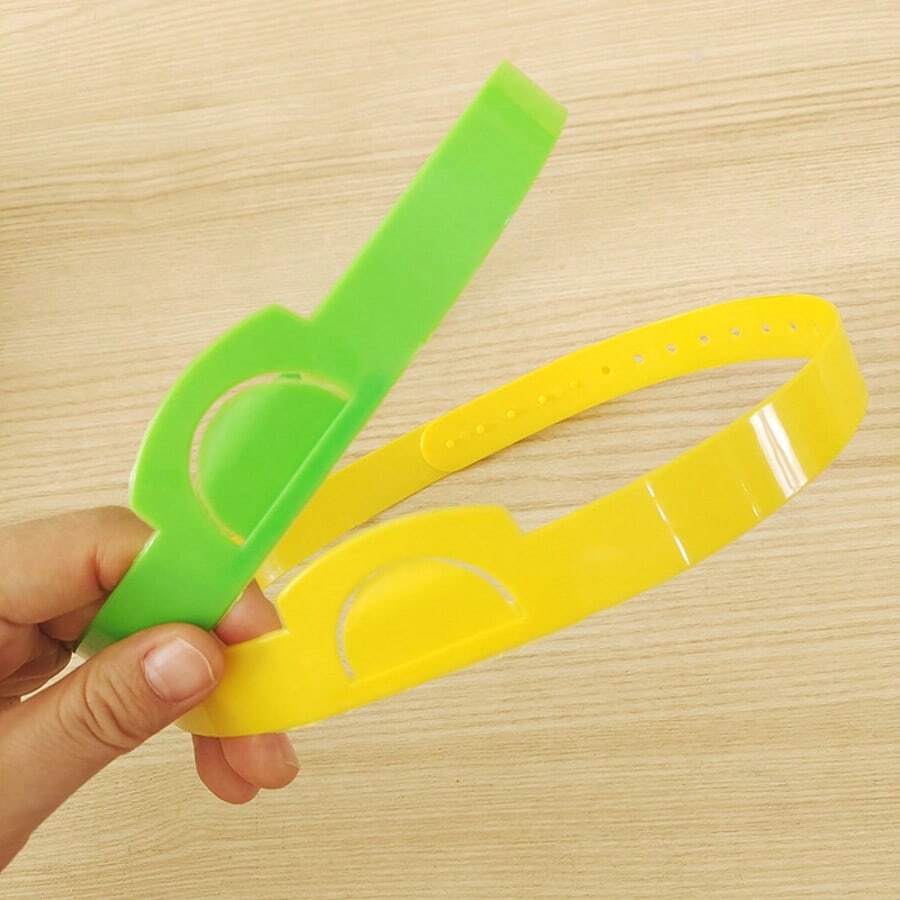 1 Set - 2/6/61pcs Adjustable Colorful Plastic Headbands, 6 Colors, Suitable For Classroom Role Play And Home Party Activity Guessing Games Accessories, Interactive Teaching Tools, Word Letter Learning, Story Performance Props, Fun Teaching - A - View 1