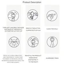Shower Suction Cup Hooks, 33 Lbs Weight Capacity, Plastic Material. These Modern Shower Suction Cup Hooks Are Suitable For Kitchen And Bathroom Walls, Glass And Mirrors - Creamy White - View 12