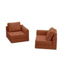 Convertible Folding Sofa Bed, Multi-Functional Sleeper Chair With Memory Foam And Back Support – Portable Futon Couch For Living Room, Bedroom, Or Small Spaces Brown - 棕色 - 查看 5