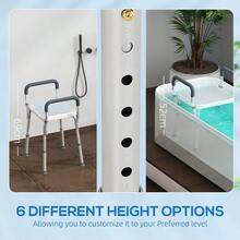 Portable Shower Stool Non‑Slip Shower Chair For Elderly - Light Blue - View 2