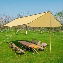 Plant Sunshade Nets, Outdoor Sunshade Nets, Sunshade Nets, High-Density Perforated Plastic With Copper Fasteners, UV-Resistant, Suitable For Greenhouses, Lawns And Pavilions. - Yellow - View 9