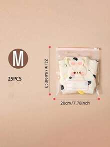 1/5/10/15/20/25/30入 透明收納袋 DIY手工用品 運送包裝袋 磨砂拉鍊塑膠袋 用於保持衣物清潔 透明塑膠衣物袋 用於包裝T恤、襯衫、文件、衣物塑膠密封袋 - 彩色 - 查看 32